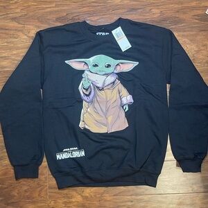 NWT Star Wars Mandalorian Crewneck Sweatshirt Size S